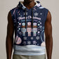 Black Nutcracker Magic Christmas Sleeveless Hoodie African American Pastel Snowflake Winter