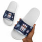 Black Nutcracker Magic Christmas Slide Sandals African American Pastel Snowflake Winter