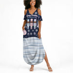 Black Nutcracker Magic Christmas Summer Maxi Dress African American Pastel Snowflake Winter