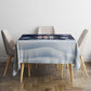 Black Nutcracker Magic Christmas Tablecloth African American Pastel Snowflake Winter