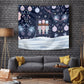 Black Nutcracker Magic Christmas Tapestry African American Pastel Snowflake Winter