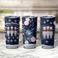 Black Nutcracker Magic Christmas Tumbler Cup African American Pastel Snowflake Winter