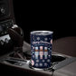 Black Nutcracker Magic Christmas Tumbler Cup African American Pastel Snowflake Winter
