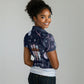 Black Nutcracker Magic Christmas Women Polo Shirt African American Pastel Snowflake Winter