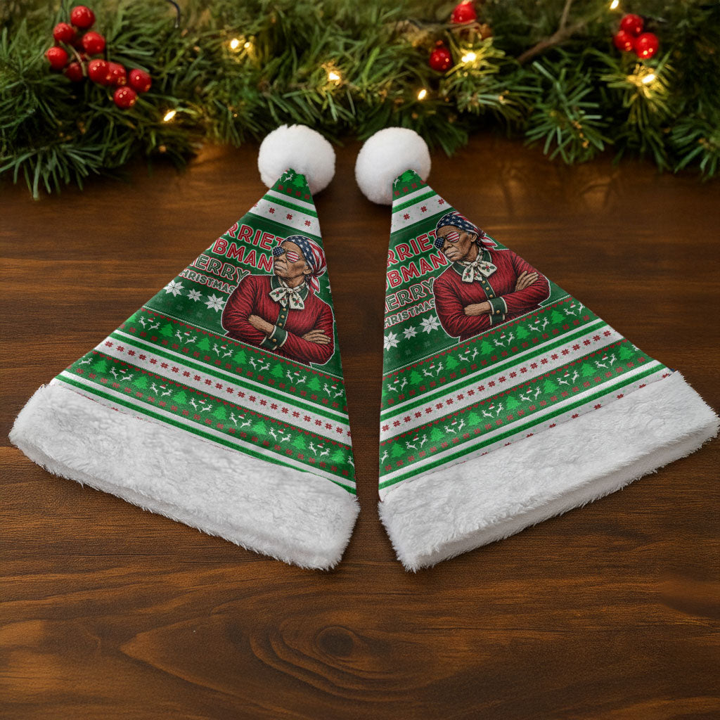 Harriet Tubman Christmas Santa Hat Pattern African American