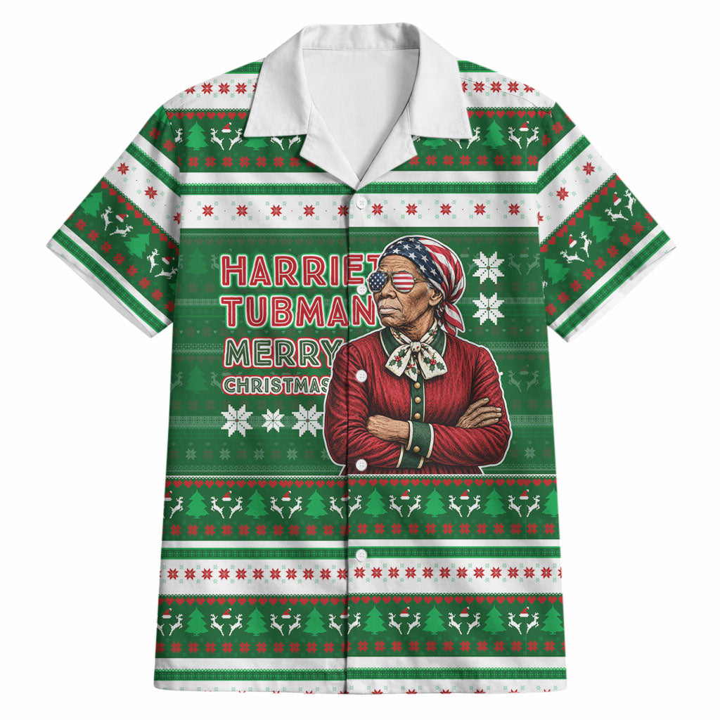 Harriet Tubman Christmas Hawaiian Shirt Pattern African American