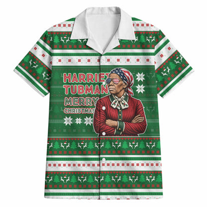 Harriet Tubman Christmas Hawaiian Shirt Pattern African American