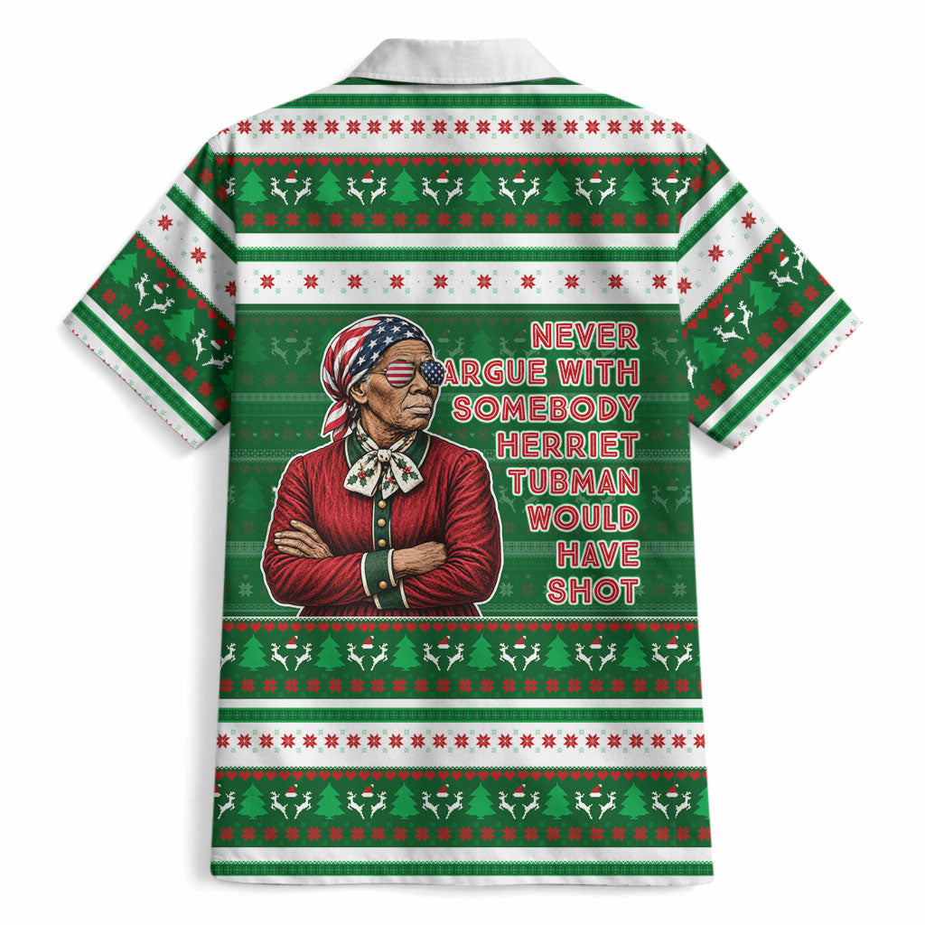 Harriet Tubman Christmas Hawaiian Shirt Pattern African American