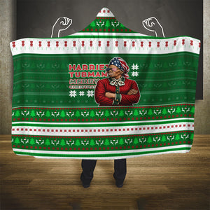 Harriet Tubman Christmas Hooded Blanket Pattern African American