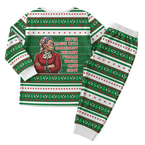 Harriet Tubman Christmas Pajama Set Pattern African American