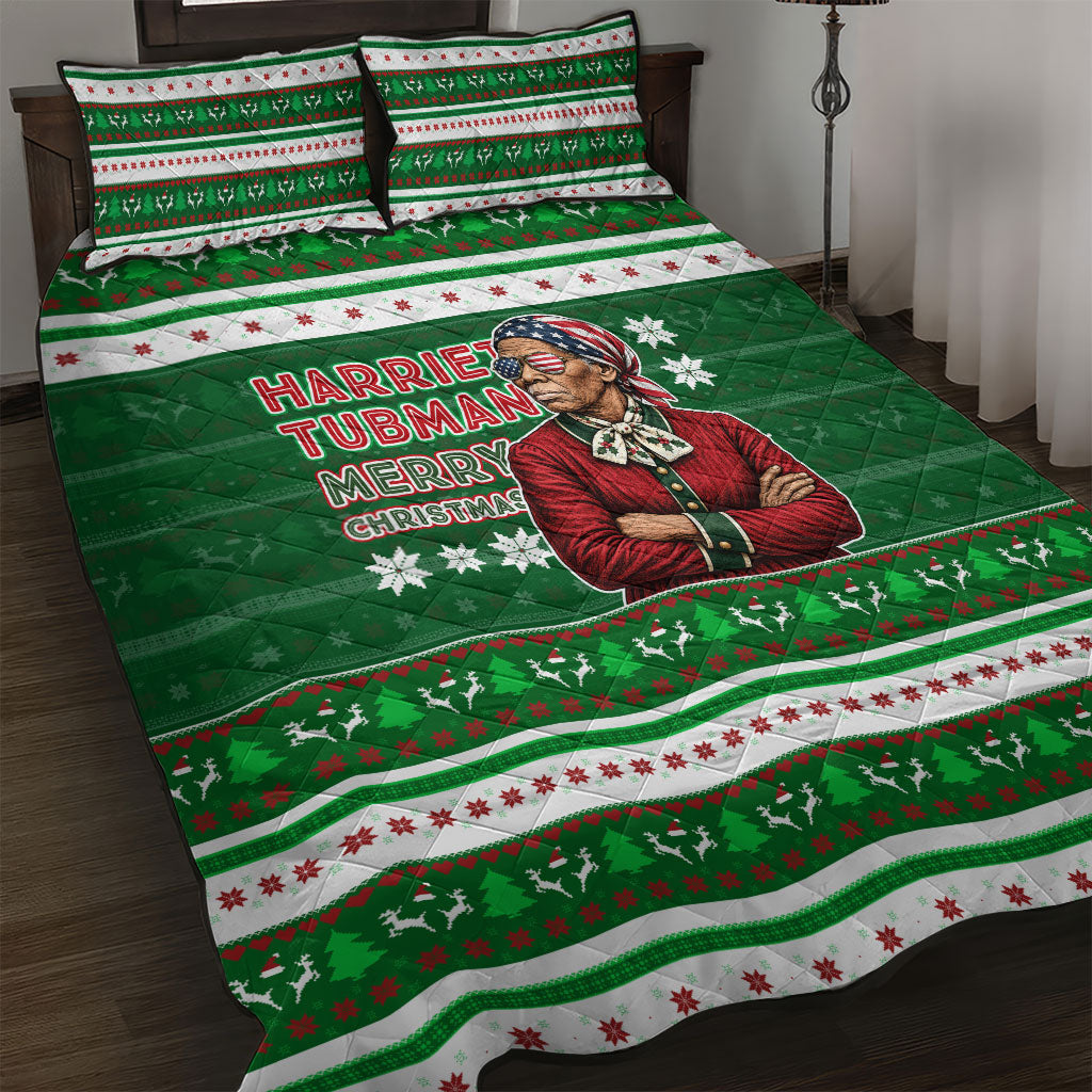 Harriet Tubman Christmas Quilt Bed Set Pattern African American
