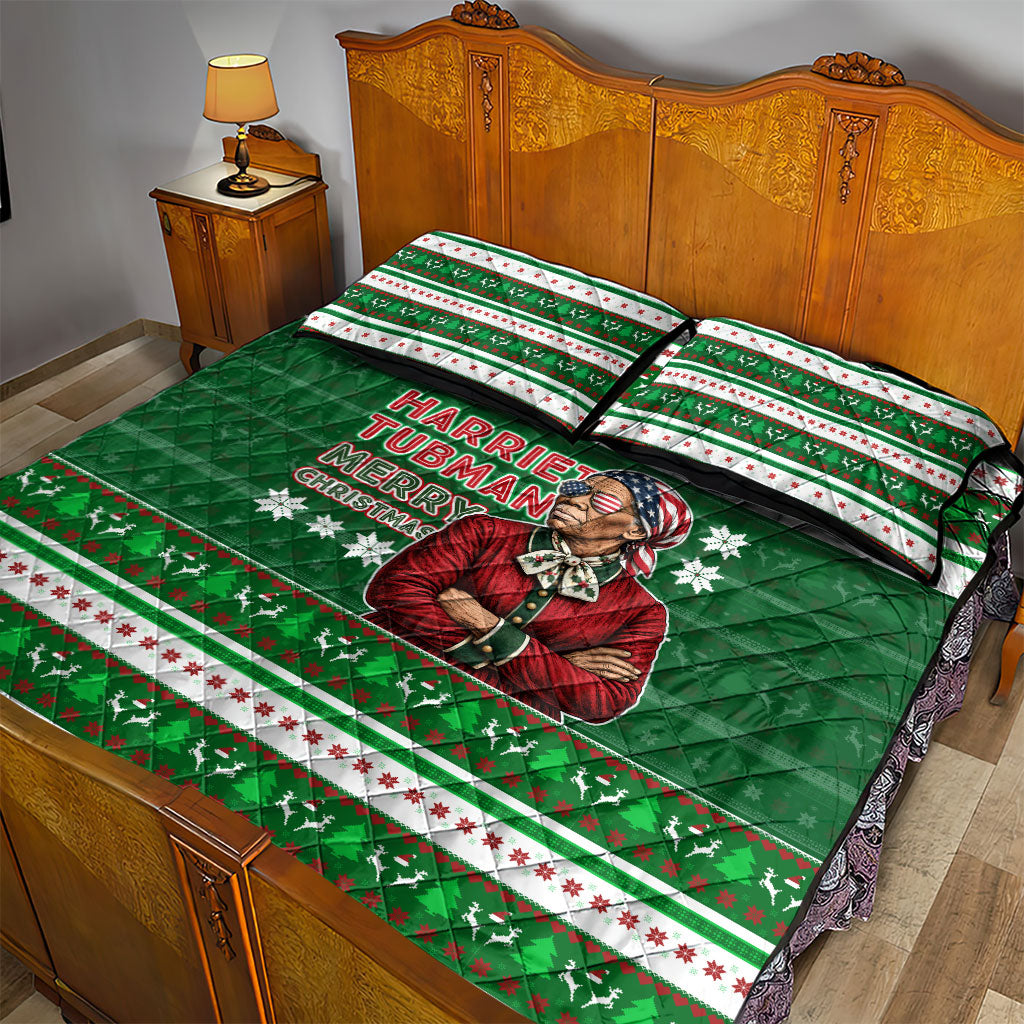 Harriet Tubman Christmas Quilt Bed Set Pattern African American
