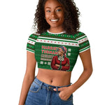 Harriet Tubman Christmas Raglan Cropped T shirt Pattern African American