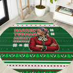 Harriet Tubman Christmas Round Carpet Pattern African American