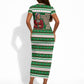 Harriet Tubman Christmas Short Sleeve Bodycon Dress Pattern African American