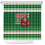 Harriet Tubman Christmas Shower Curtain Pattern African American