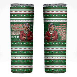 Harriet Tubman Christmas Skinny Tumbler Pattern African American