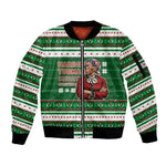 Harriet Tubman Christmas Sleeve Zip Bomber Jacket Pattern African American