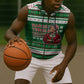 Harriet Tubman Christmas Sleeveless Zip Hoodie Pattern African American
