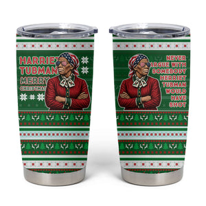 Harriet Tubman Christmas Tumbler Cup Pattern African American