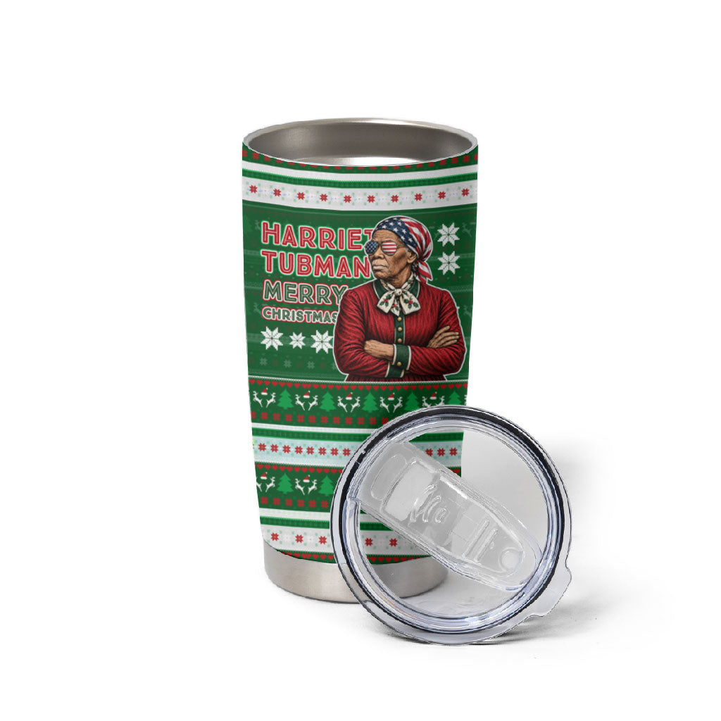 Harriet Tubman Christmas Tumbler Cup Pattern African American