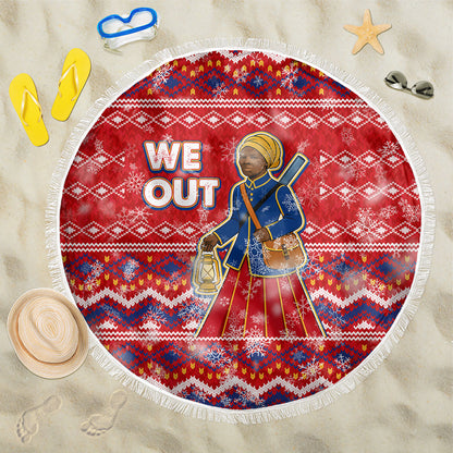 Harriet Tubman Christmas Beach Blanket Pattern We Out African American