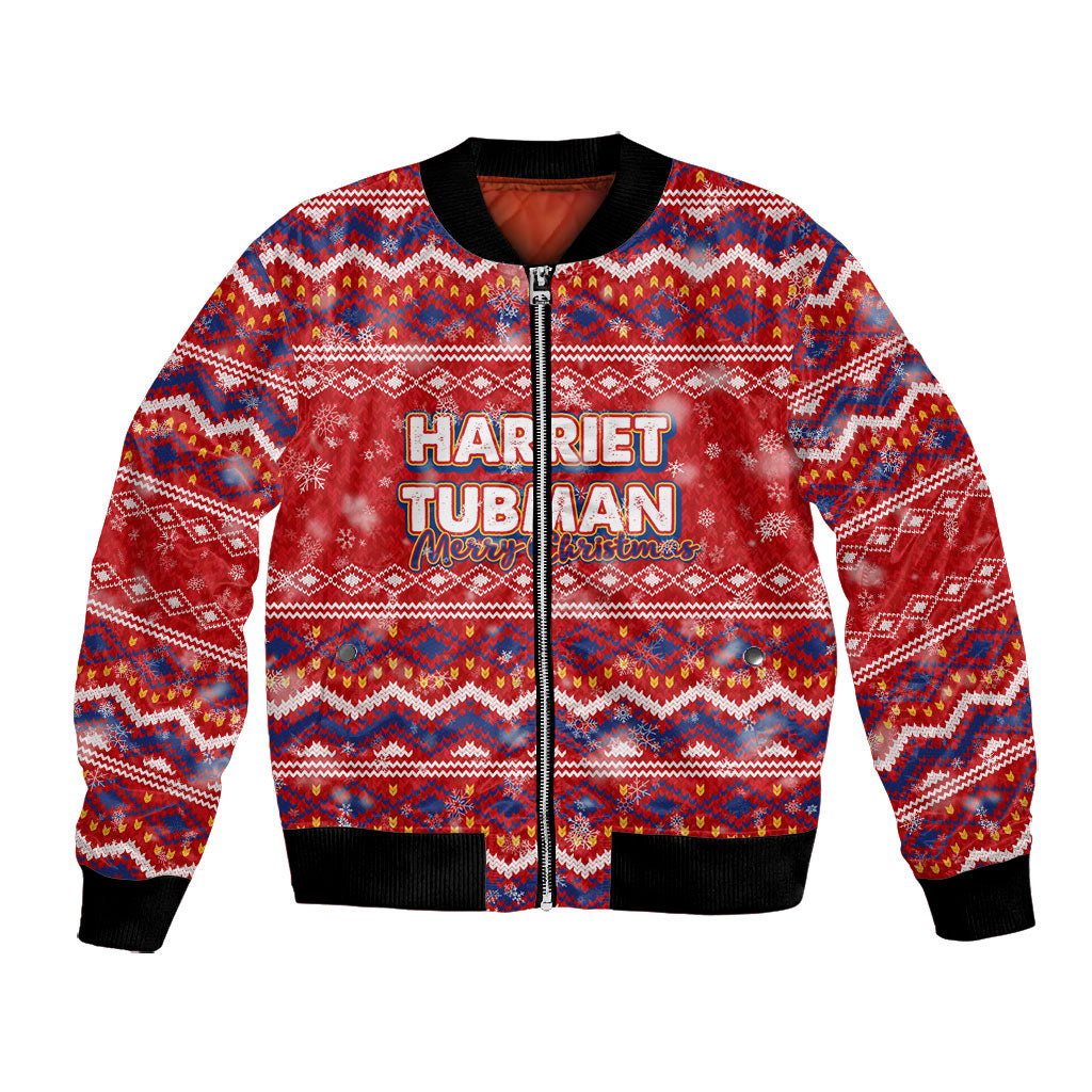 Harriet Tubman Christmas Bomber Jacket Pattern We Out African American