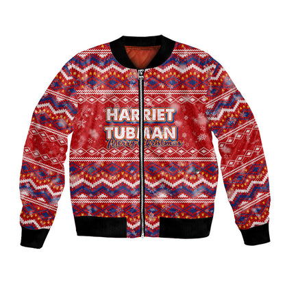 Harriet Tubman Christmas Bomber Jacket Pattern We Out African American