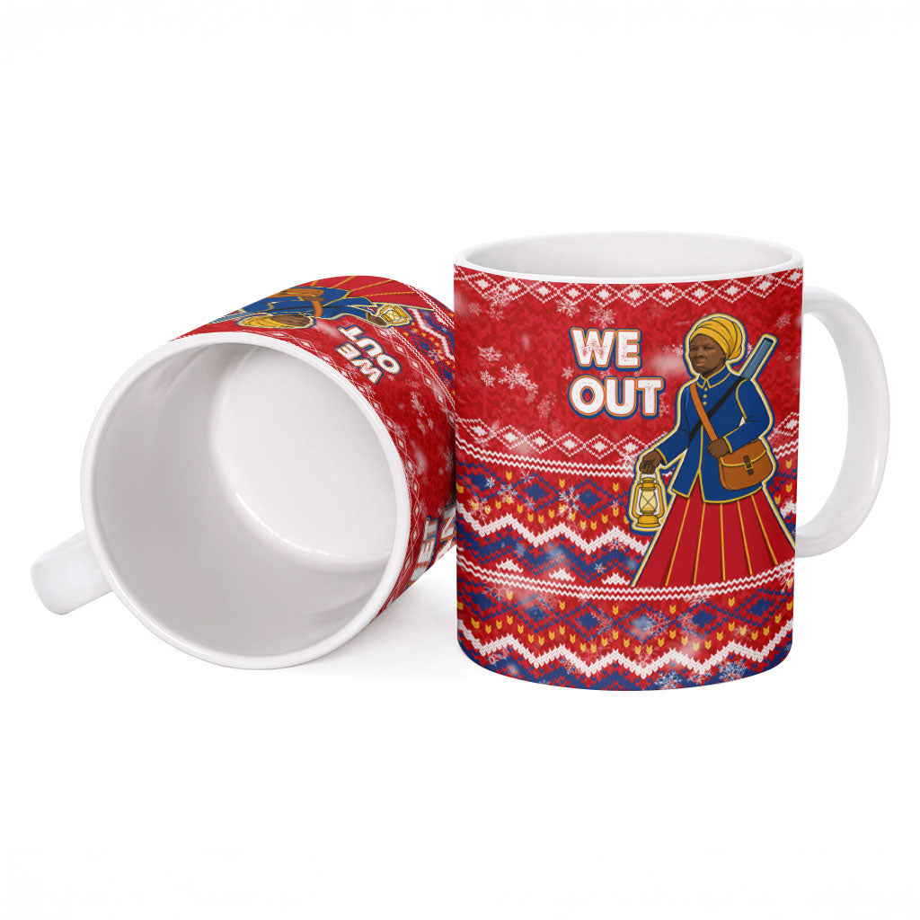 Harriet Tubman Christmas Ceramic Mug Pattern We Out African American