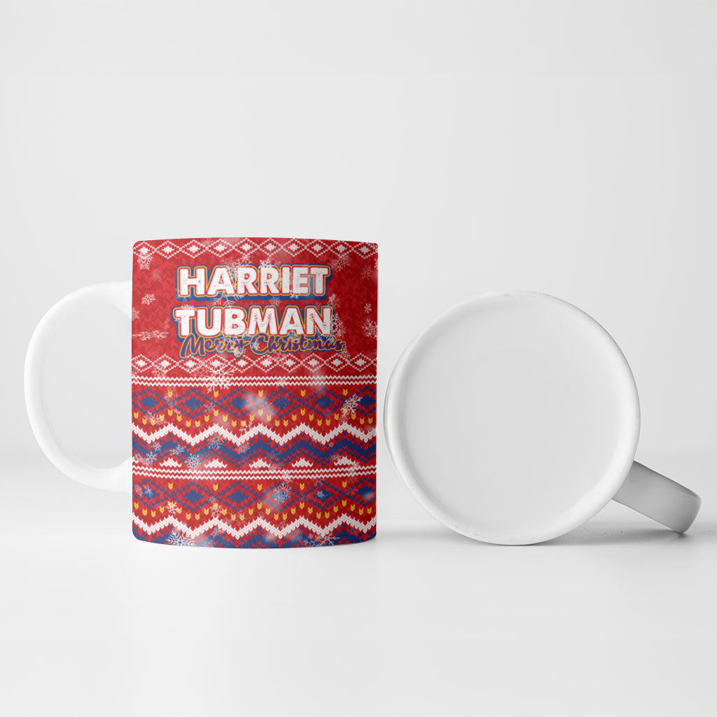 Harriet Tubman Christmas Ceramic Mug Pattern We Out African American