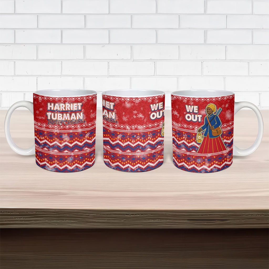 Harriet Tubman Christmas Ceramic Mug Pattern We Out African American