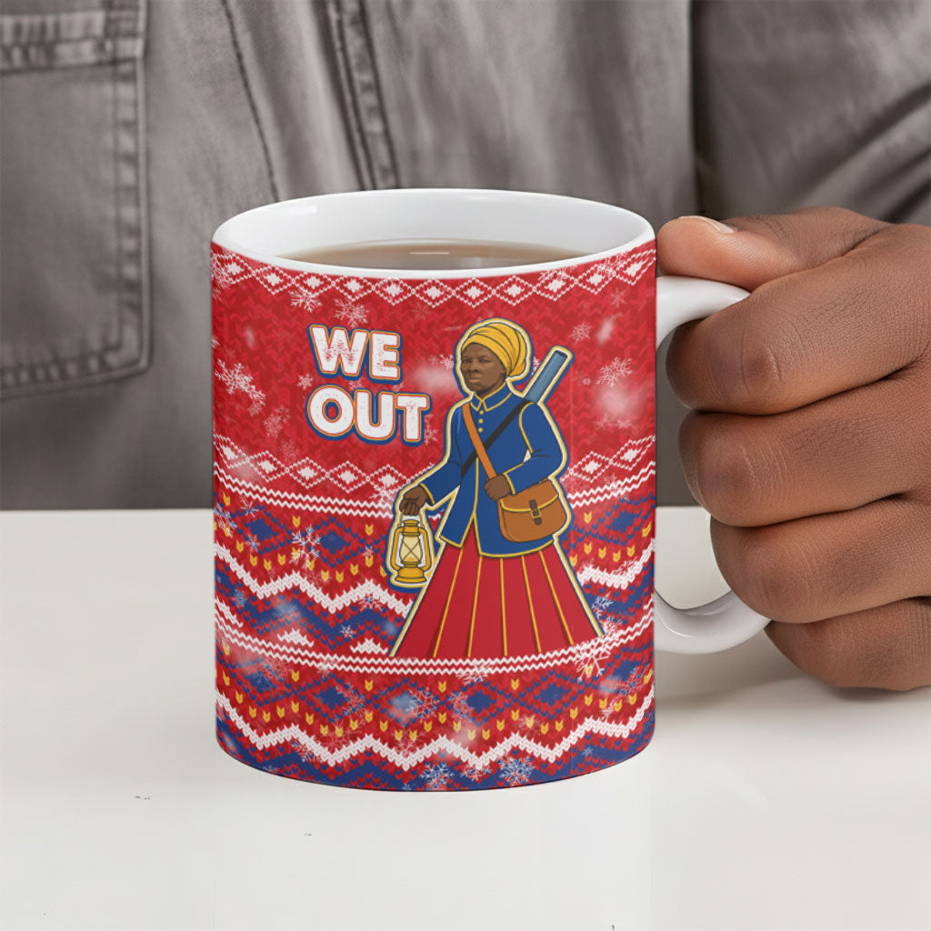 Harriet Tubman Christmas Ceramic Mug Pattern We Out African American