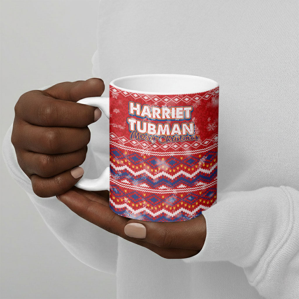 Harriet Tubman Christmas Ceramic Mug Pattern We Out African American