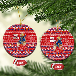 Harriet Tubman Christmas Ceramic Ornament Pattern We Out African American