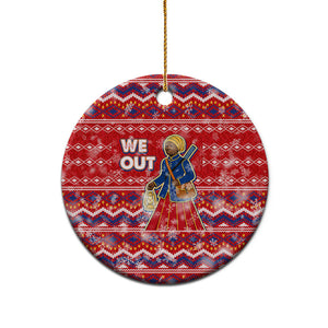 Harriet Tubman Christmas Ceramic Ornament Pattern We Out African American