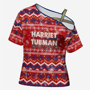 Harriet Tubman Christmas Cross Shoulder Shirt Pattern We Out African American