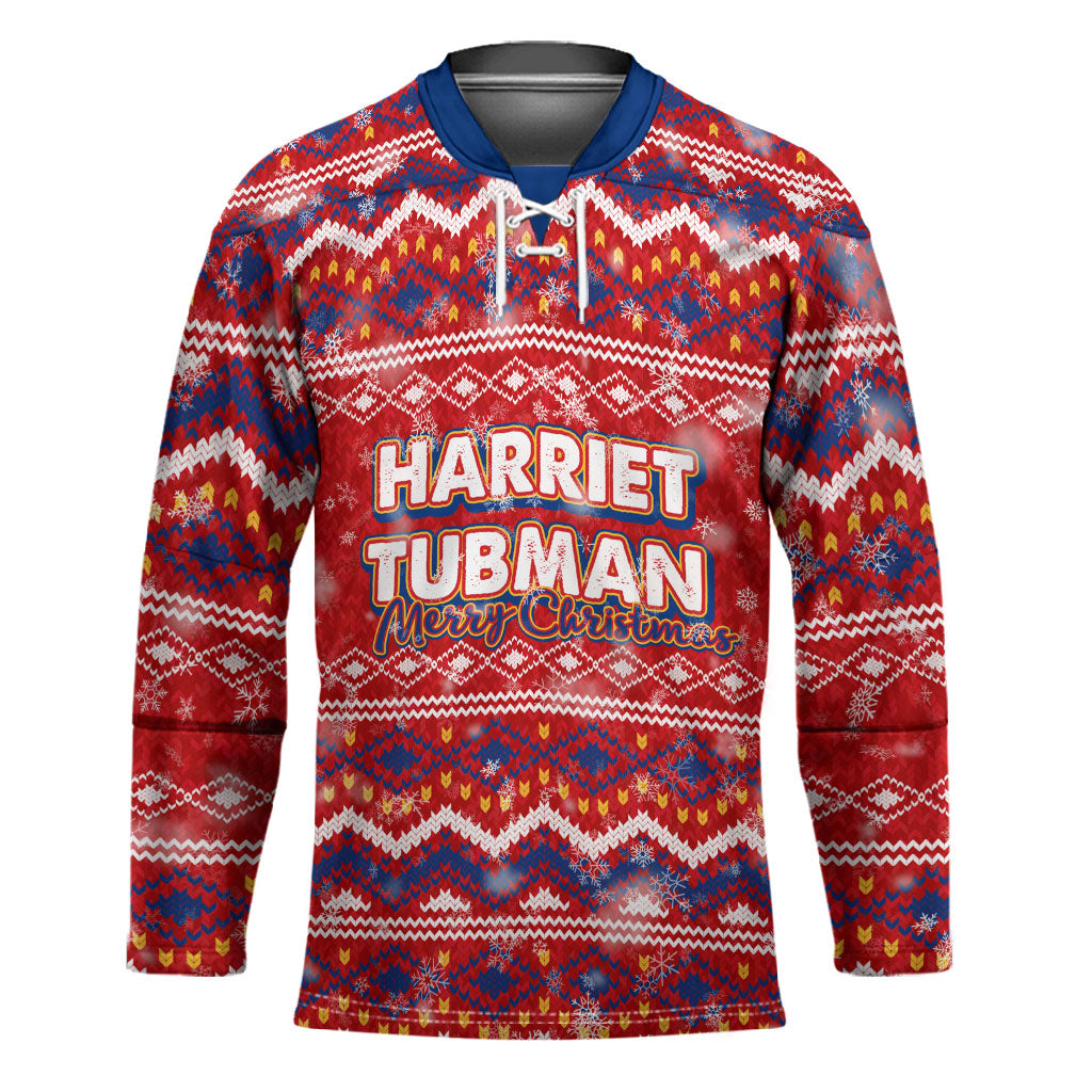 Harriet Tubman Christmas Hockey Jersey Pattern We Out African American