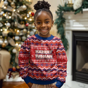 Harriet Tubman Christmas Kid Ugly Christmas Sweater Pattern We Out African American