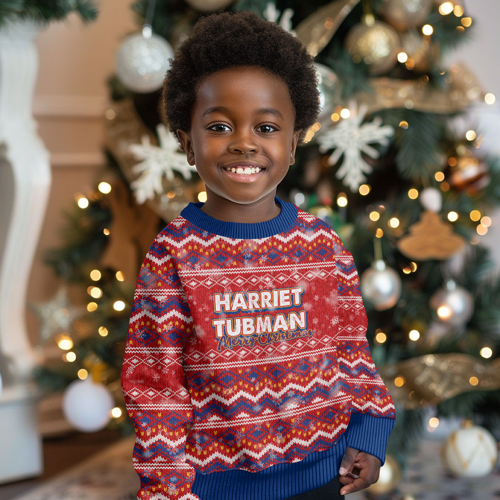 Harriet Tubman Christmas Kid Ugly Christmas Sweater Pattern We Out African American