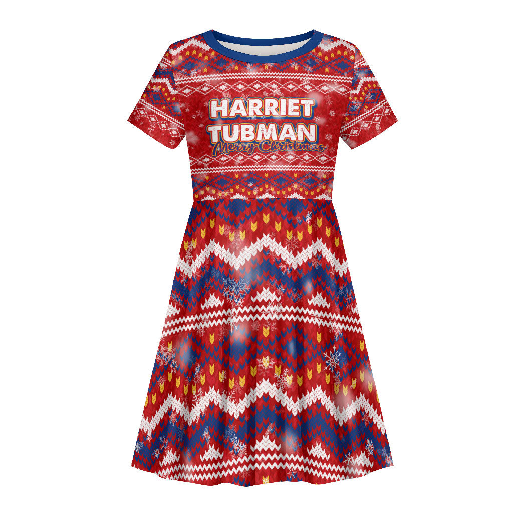 Harriet Tubman Christmas Kid Short Sleeve Dress Pattern We Out African American