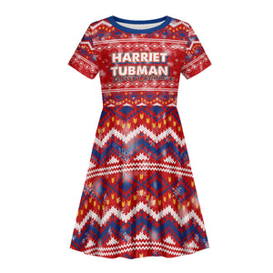 Harriet Tubman Christmas Kid Short Sleeve Dress Pattern We Out African American