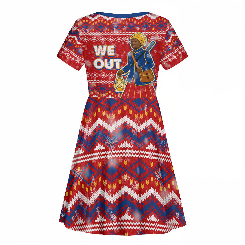 Harriet Tubman Christmas Kid Short Sleeve Dress Pattern We Out African American