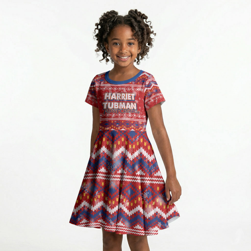 Harriet Tubman Christmas Kid Short Sleeve Dress Pattern We Out African American