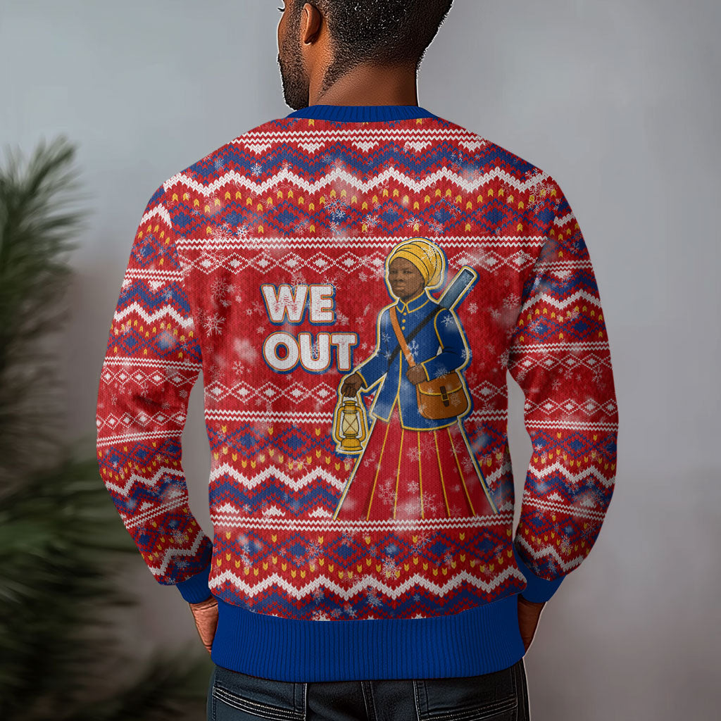 Harriet Tubman Christmas Ugly Christmas Sweater Pattern We Out African American
