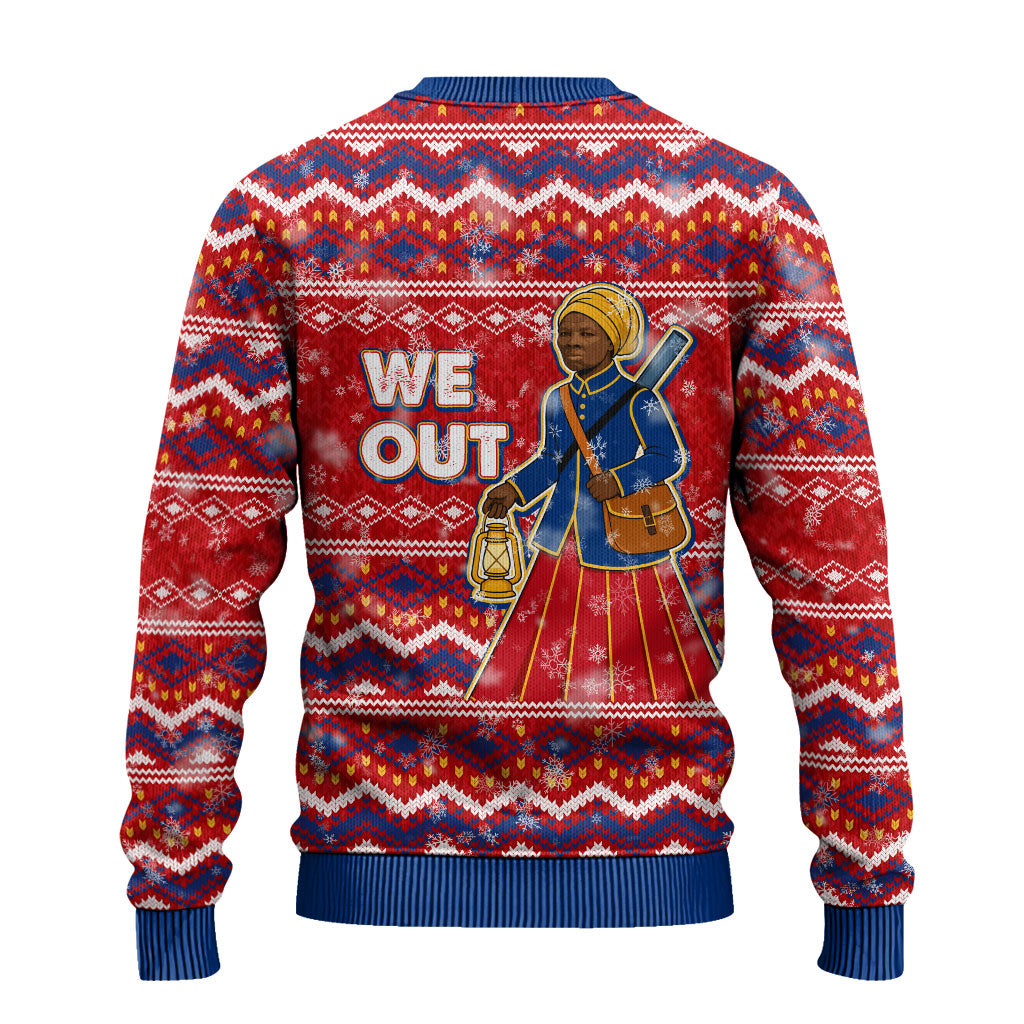 Harriet Tubman Christmas Ugly Christmas Sweater Pattern We Out African American