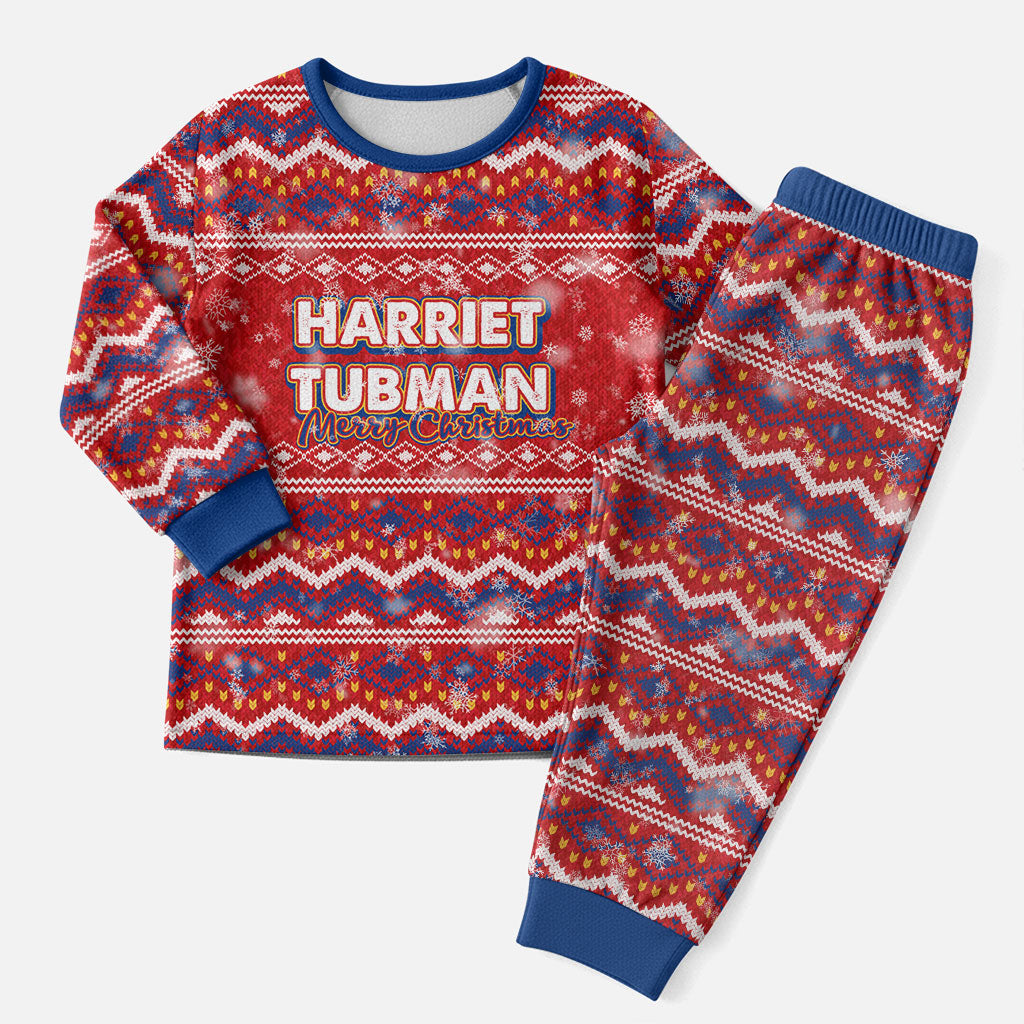 Harriet Tubman Christmas Pajama Set Pattern We Out African American