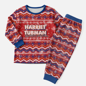 Harriet Tubman Christmas Pajama Set Pattern We Out African American