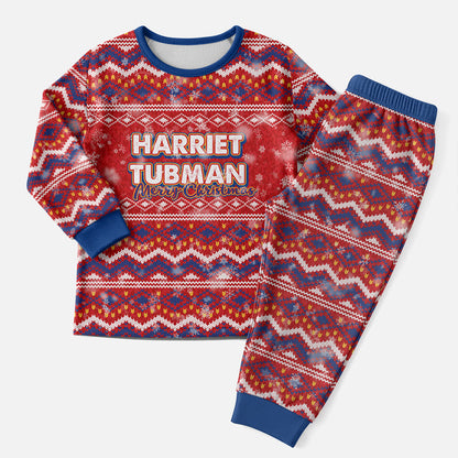 Harriet Tubman Christmas Pajama Set Pattern We Out African American