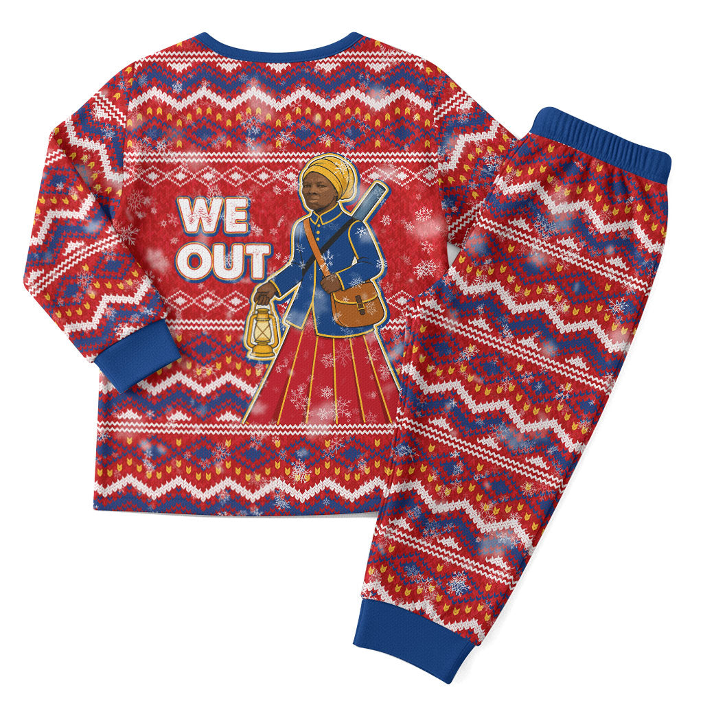 Harriet Tubman Christmas Pajama Set Pattern We Out African American