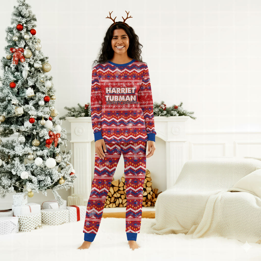 Harriet Tubman Christmas Pajama Set Pattern We Out African American